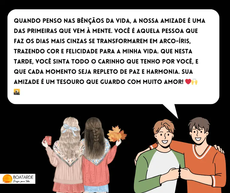 Amizade Boa Tarde Com Carinho