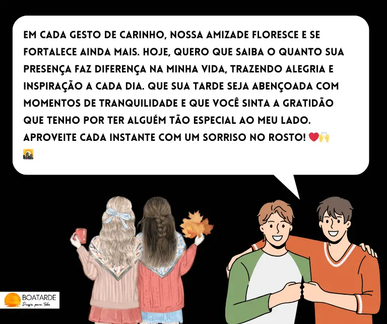 Amizade Boa Tarde Com Carinho