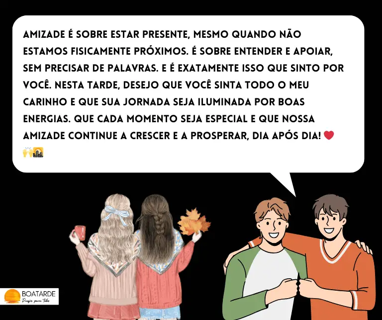 Amizade Boa Tarde Com Carinho