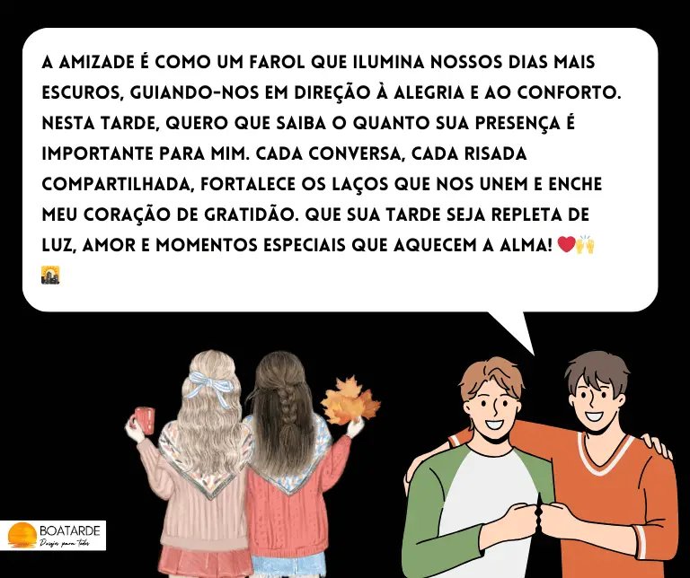 Amizade Boa Tarde Com Carinho