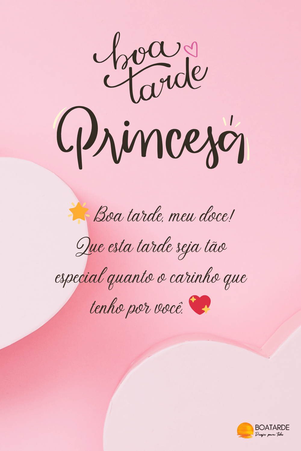 Mensagens de Boa Tarde Princesa